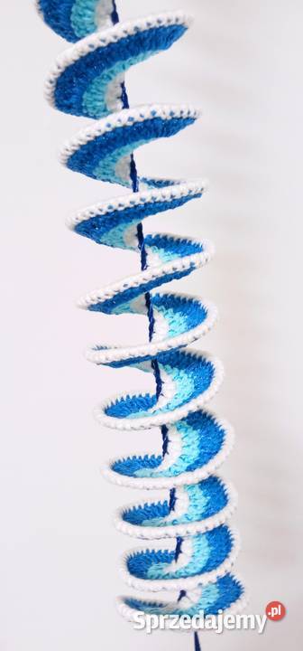 Wind spinner wykonany na szydełku Rękodzieło Łask