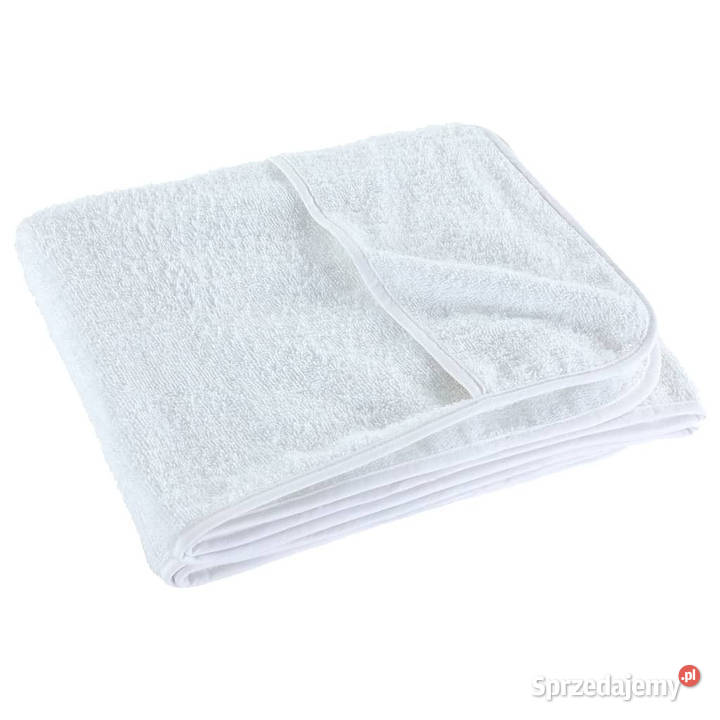 Ręczniki plażowe 4 białe 60x135 tkanina 400 gm mazowieckie