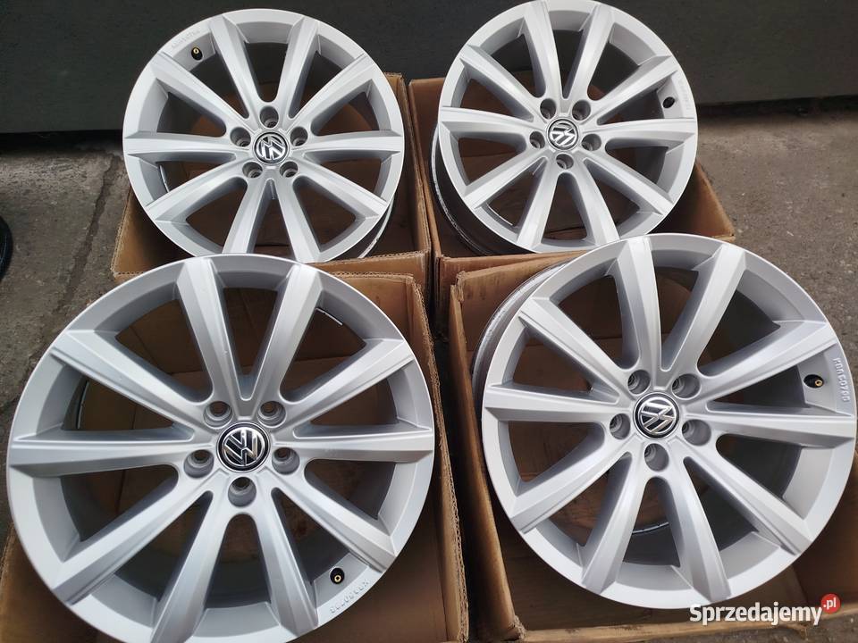 S407Alufelgi uzywane 18 5x112 8J Et25 Vw TOUAREG Bąków