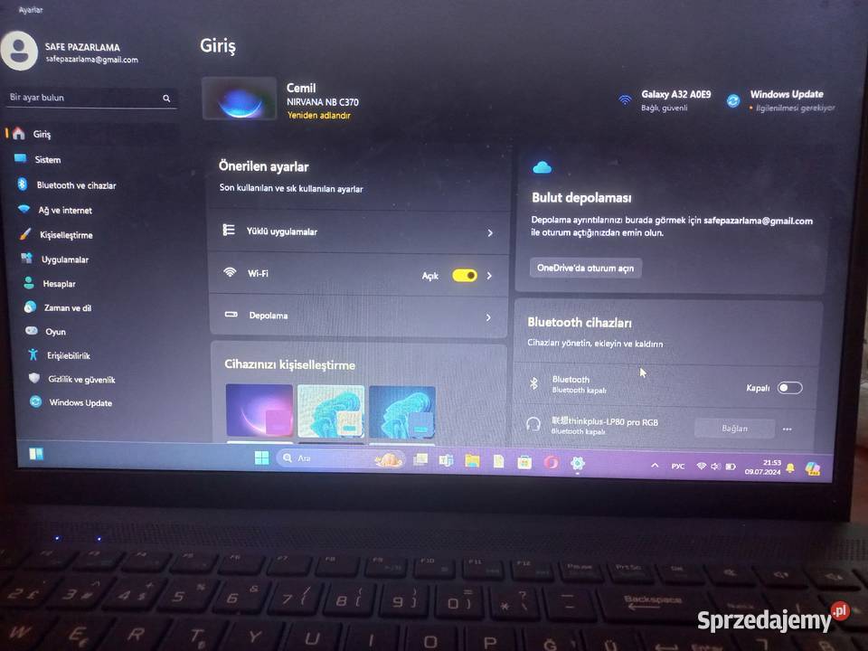 Laptop Casper Wrocław sprzedam