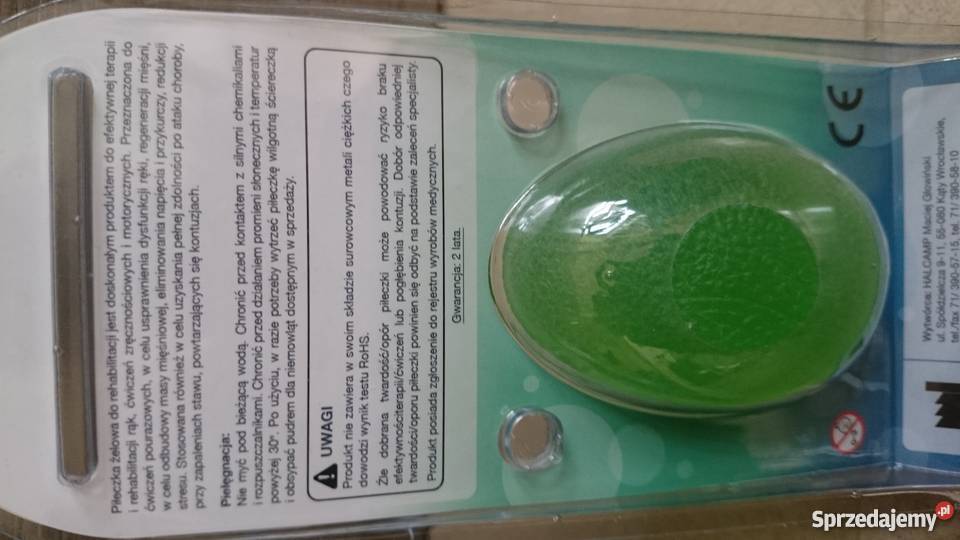 HALCAMP Piłeczka rehabilitacyjna JAJKO Kielce