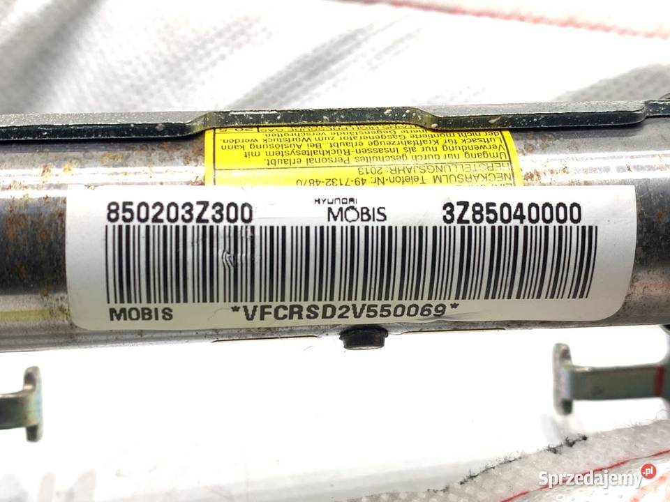 KURTYNA POWIETRZNA PRAWY HYUNDAI i40 850203Z300 podkarpackie