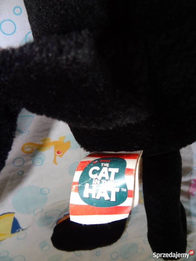 Kot Prot Kot w kapeluszu duży Tkanina  Warszawa