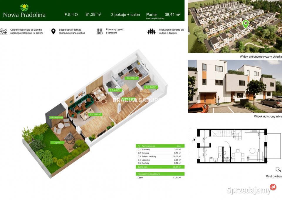 Sprzedam mieszkanie 8138m2 4pokojowe Tarnów Liczba pokoi 4