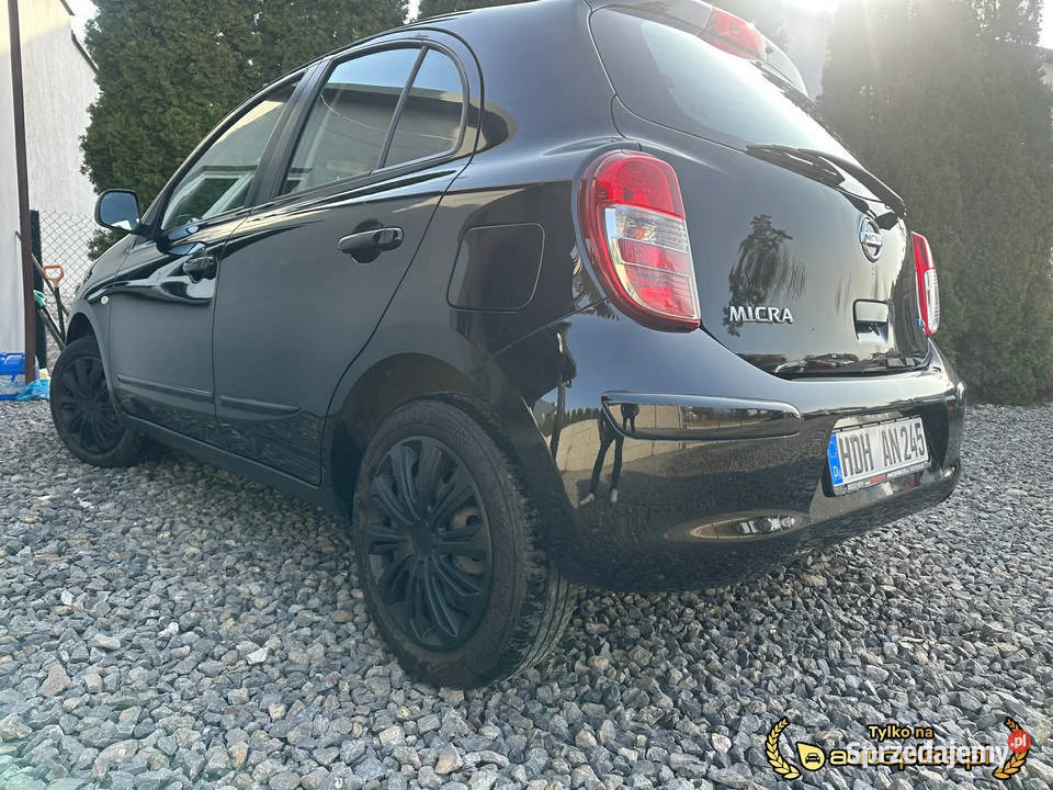 Nissan Micra K13 12 12 benzyna klimatronic Rok produkcji 2011 Stok Lacki