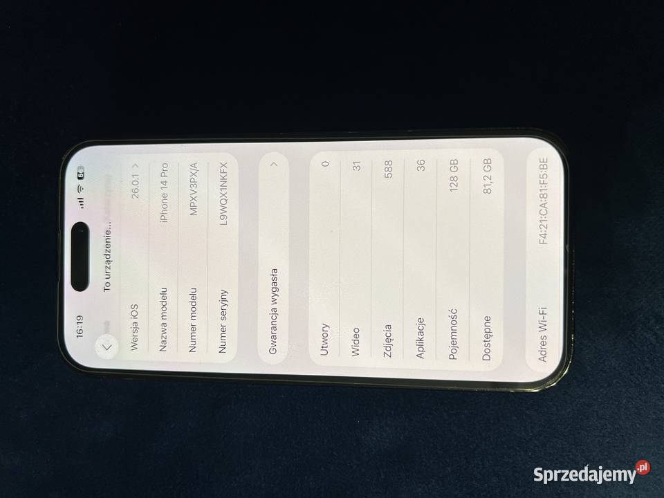 iPhone 14 PRO Oryginalny zestaw ETUI STAN NOWY lubelskie Łuków
