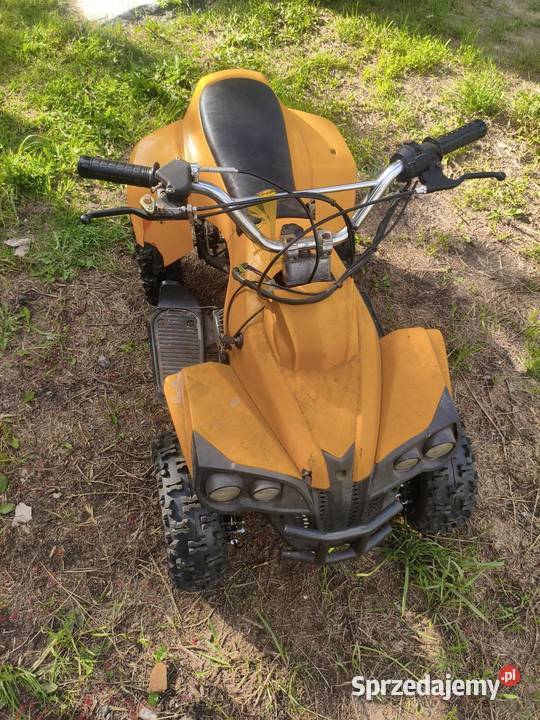Mini quad 50ccm 60ccm pocket dziecka żółty