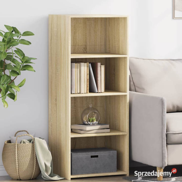 Wysoka szafka dąb sonoma 50x41x124 materiał