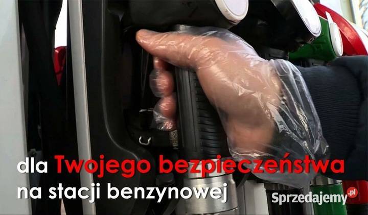 Jednorazowe rękawiczki foliowe Materiał PE 100 Płock sprzedam