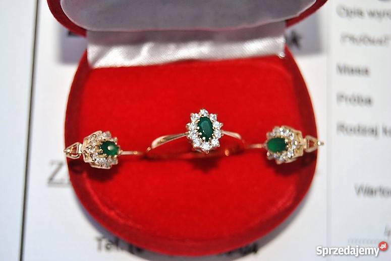 OKAZJA Sprzedam złoty komplet próby 583 złote Biżuteria dla Pań Tarnów