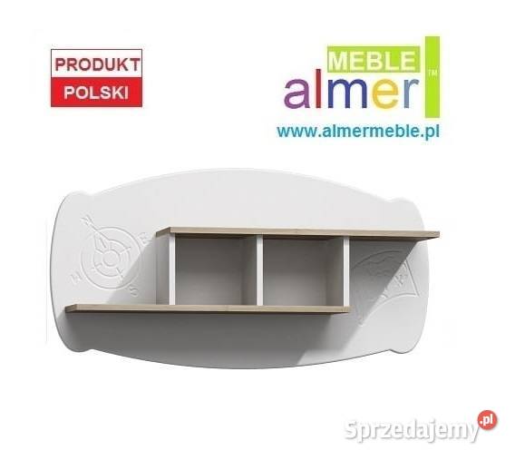 MARINE N15 półka wisząca dziecięca 120x22 w55 Łask