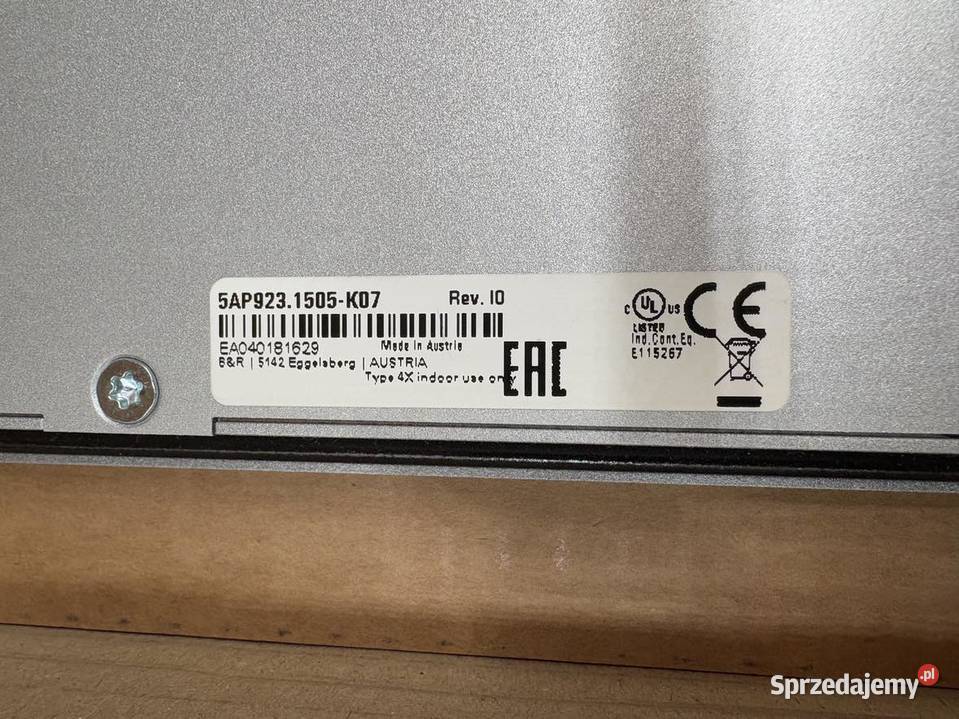 BR Panel PC 3100 5AP9231505K07 mazowieckie Warszawa
