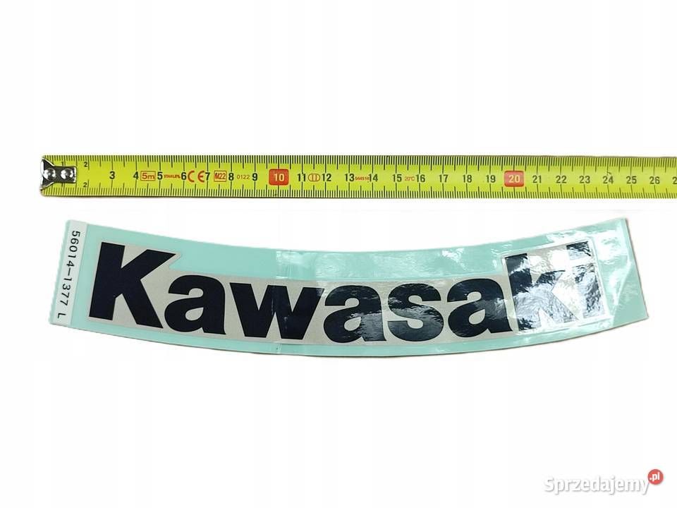 NAKLEJKA EMBLEMAT NA BAK LEWA STR KAWASAKI ZR7