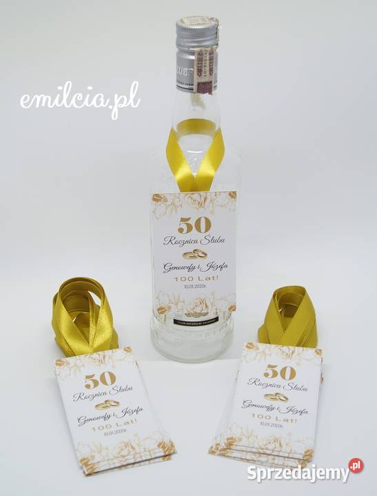 Zawieszki na alkohol wykonane na zamówienie 50 Zielona Góra