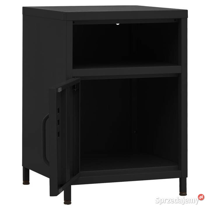 Szafki nocne 2 czarne 35x35x51 stalowe WM3095221 Warszawa
