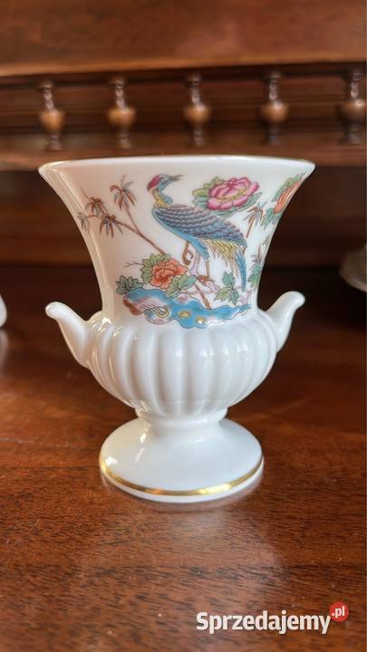 Wazon Syg Wedgwood Wzór Kutani Carne Porcelana i szkło Gdańsk