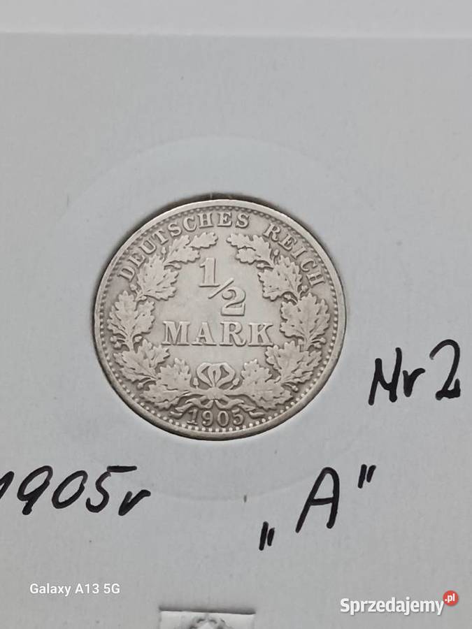 12 Marki Prusy 1905 r 2 mennica A wielkopolskie Konin