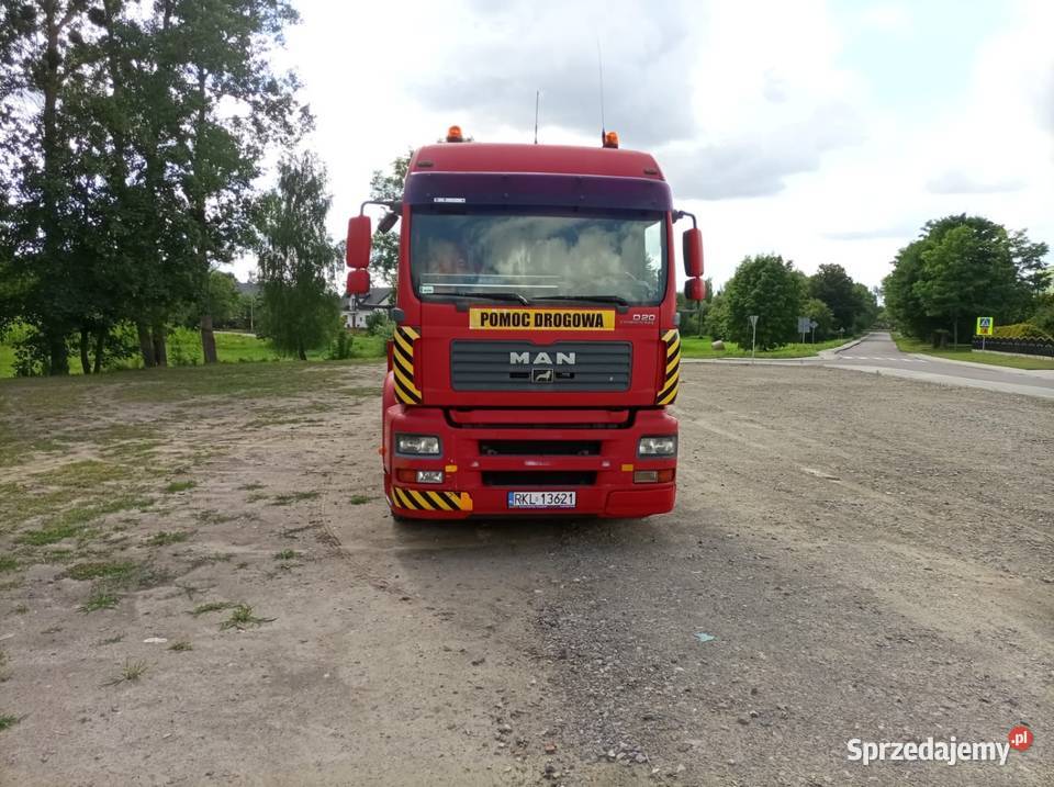 Man TGA 18390 pomoc drogowa pojazd specjalny ASR (kontrola trakcji) Autolawety Chełm