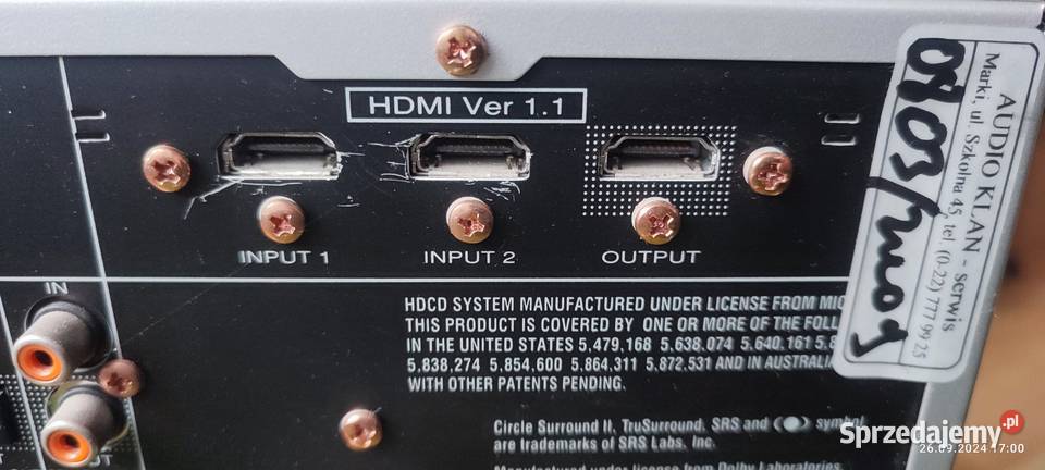 Zestaw kina domowegozestaw grający Marantz Prism Piastów