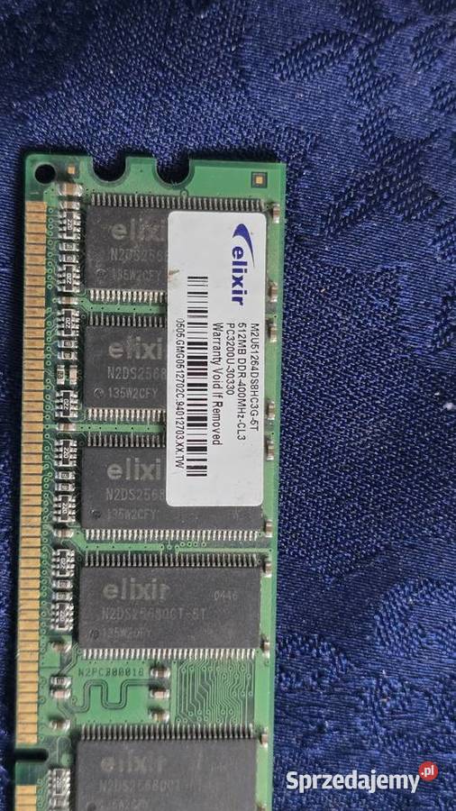 ddr 400 512mb pc3200u Świętoszówka