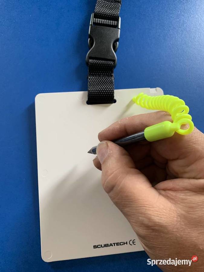 Tabliczka z ołówkiem do pisania podczas Bytom