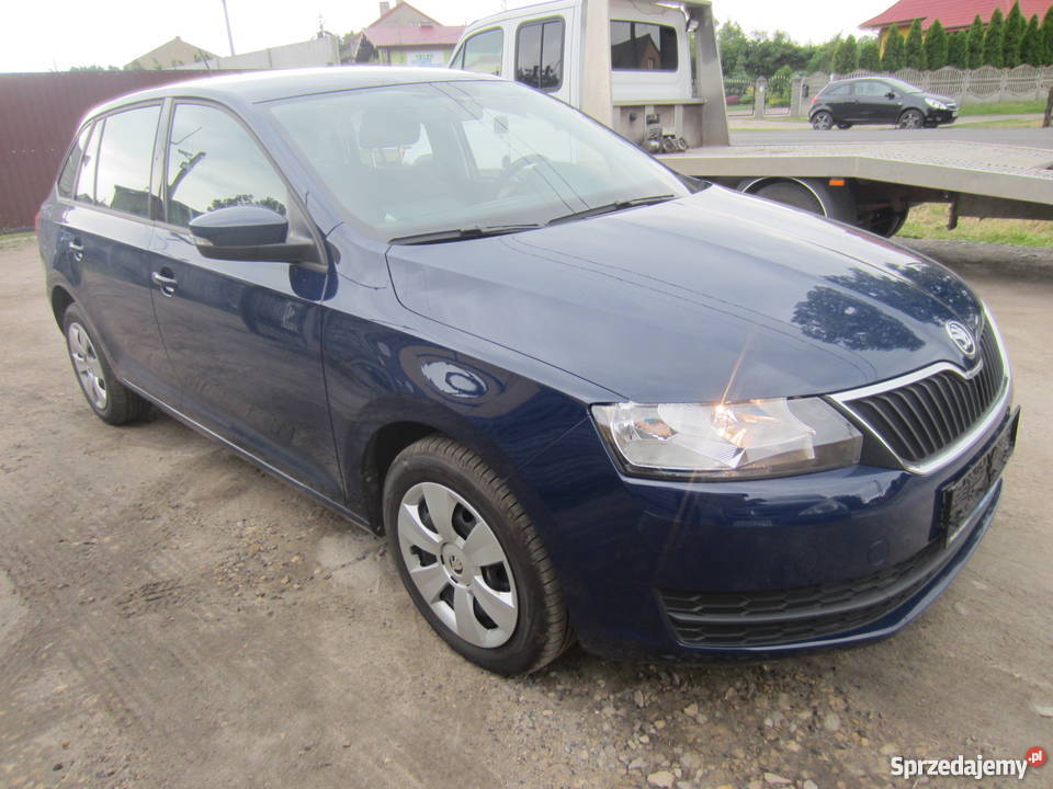 SKODA RAPID SPACEBACK 2016 AMBITION 12 TSI elektryczne lusterka wielkopolskie Turek