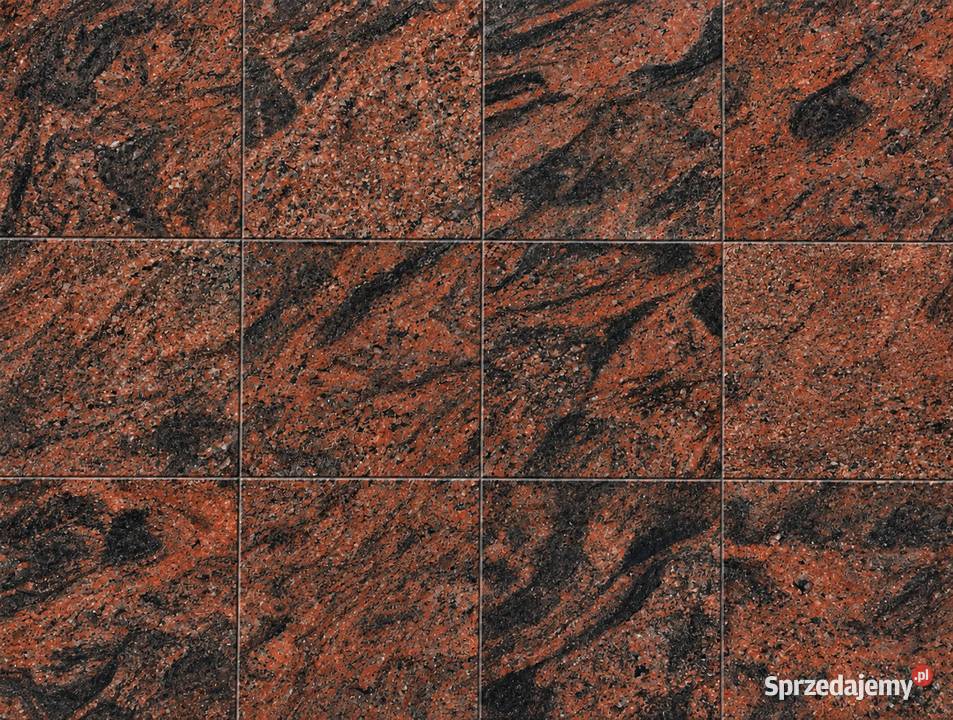Płytki granit indyjski polerowany MULTICOLOR RED Macierzysz