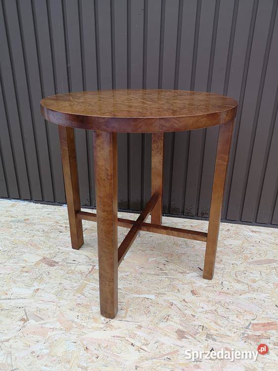 Stolik Ława Okrągły ARTDECO Antyk Stary Swarzędz