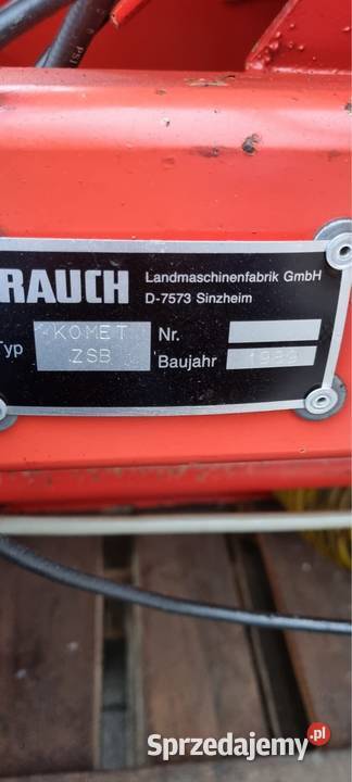 Rozsiewacz Rauch ZSB 900 nieuszkodzony Kotulin