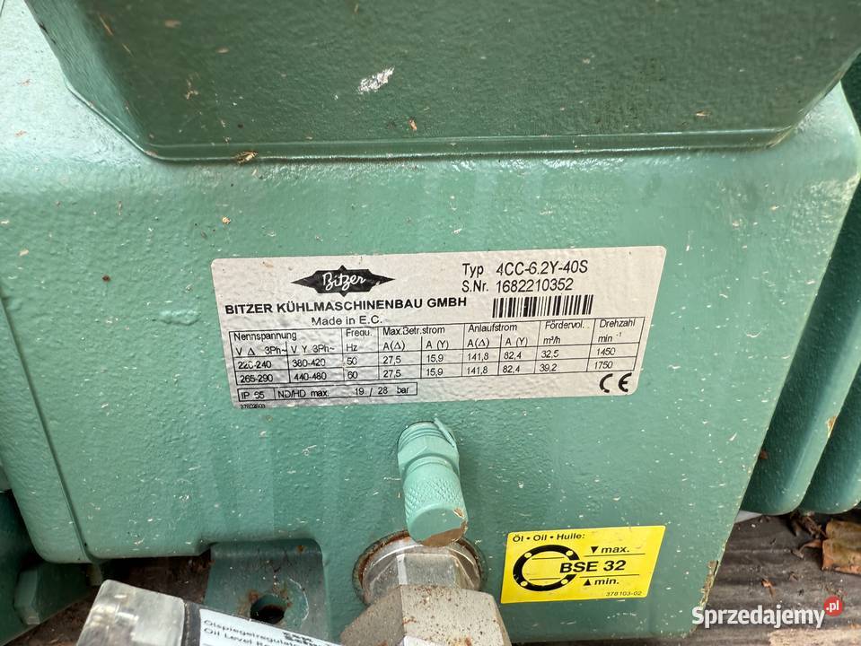 Sprężarka chłodniczaBitzer 22kW5C 40C 4CC62Y40S opolskie Paczków