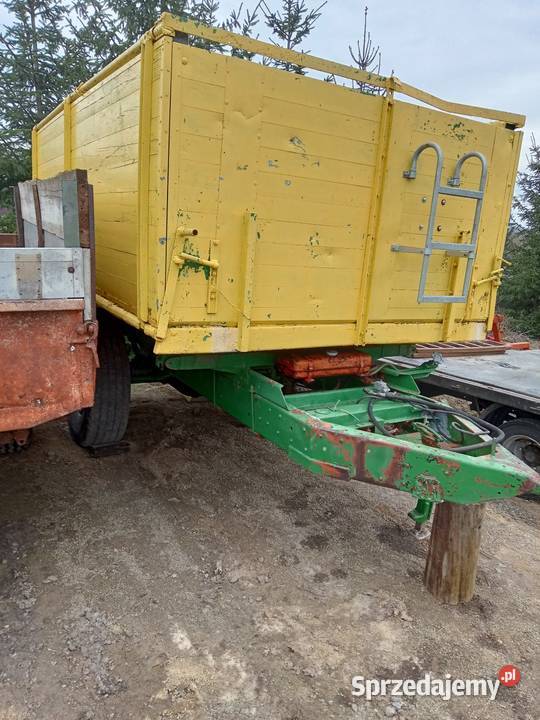 Przyczepa rolnicza 1osiowa wywrotka Łagów sprzedam