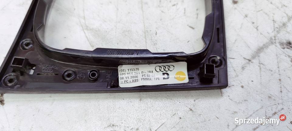 RAMKA MIESZKA BIEGÓW AUDI A3 8P 8P0864261D 3A4