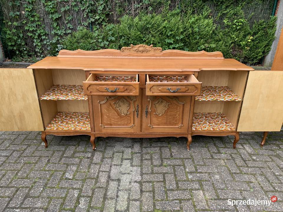Piękna dębowa komoda w stylu ludwikowskim Meble Komody Toruń sprzedam