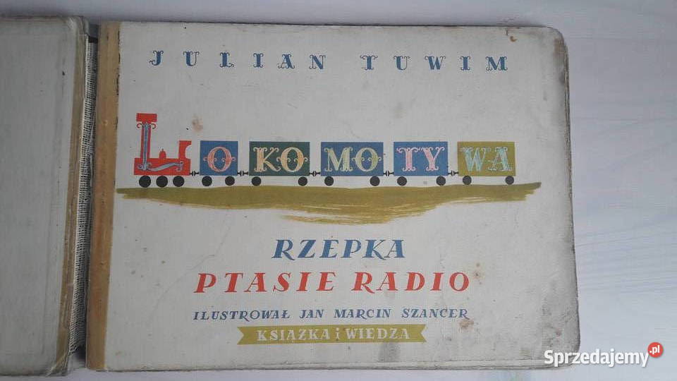 Książka bajka Lokomotywa 1950r