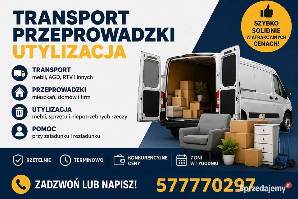 Przeprowadzki i utylizacja opróżnianie mieszkań kujawsko-pomorskie Inowrocław