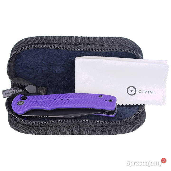 Nóż składany CIVIVI Cogent Purple G10 Black Warszawa