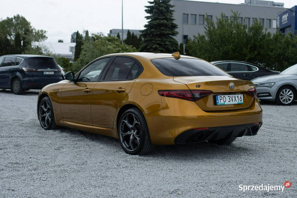 Alfa Romeo Giulia 20 Turbo280 Veloce TI Q4 Salon światła LED wielkopolskie Poznań sprzedam