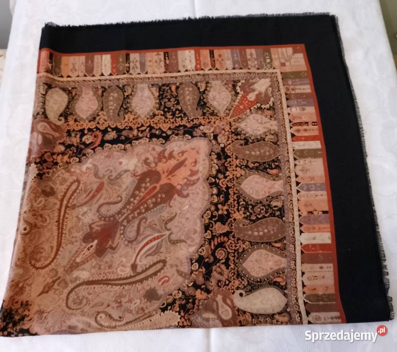 APASZKA chusta w stylu orientalnym wzory paisley Oborniki