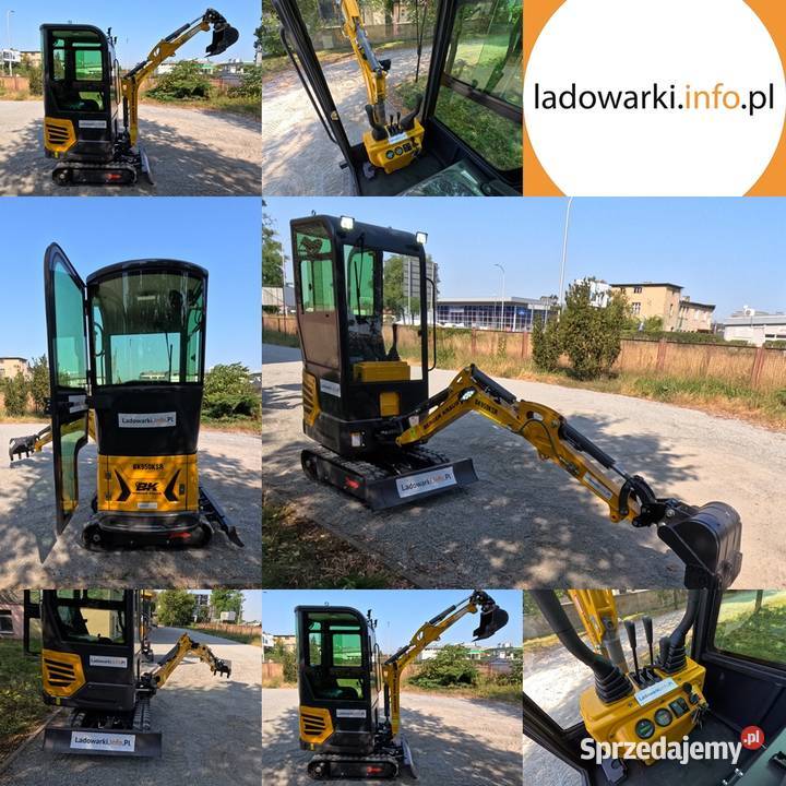 MINIKOPARKA Berger Kraus BK950KSR kabina Silnik nie lubuskie Zielona Góra