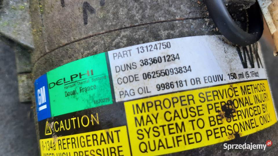 kompresor sprężarka klimatyzacji Opel Astra H Dębno sprzedam