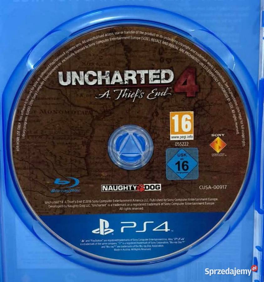 Gra 4 Uncharted 4 Gry na konsole Elbląg