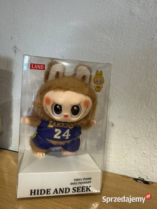 Brelok Labubu Lakers 24 Pluszowa Zawieszka Biała Podlaska