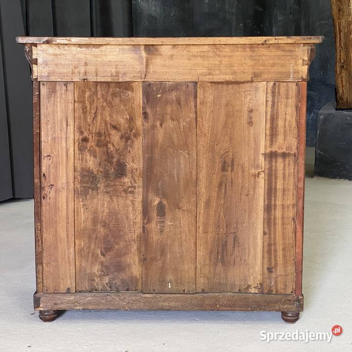 Komoda mahoniowa I poł XX w szuflada 87cm