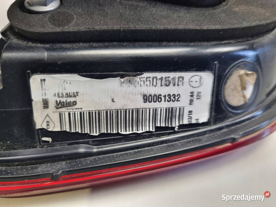 Renault Kadjar TYLNIA TYLNA LAMPA LEWA lewy tył Lampy tylne Rudka