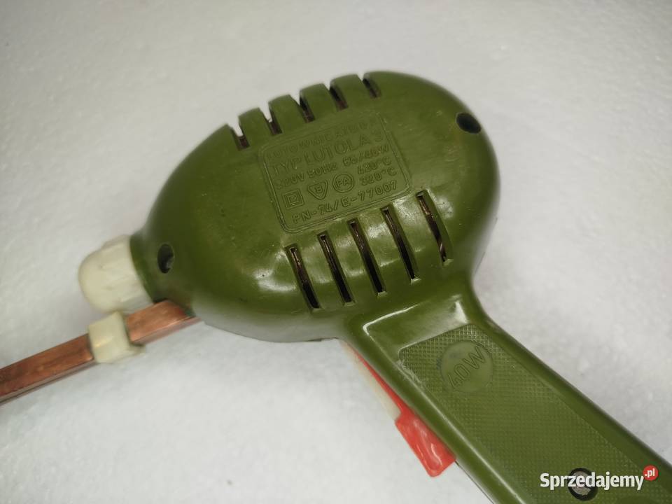 Lutownica Typ LUTOLA 3 4065 watt retro PRL Lutownice Zgierz
