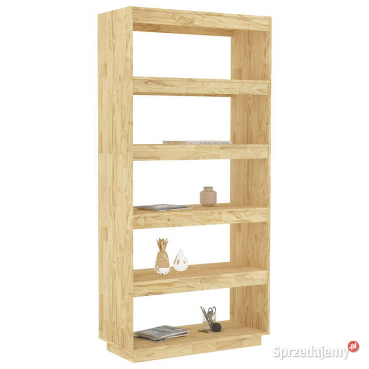 Regał na książkiprzegroda 80x35x167 lite drewno Warszawa