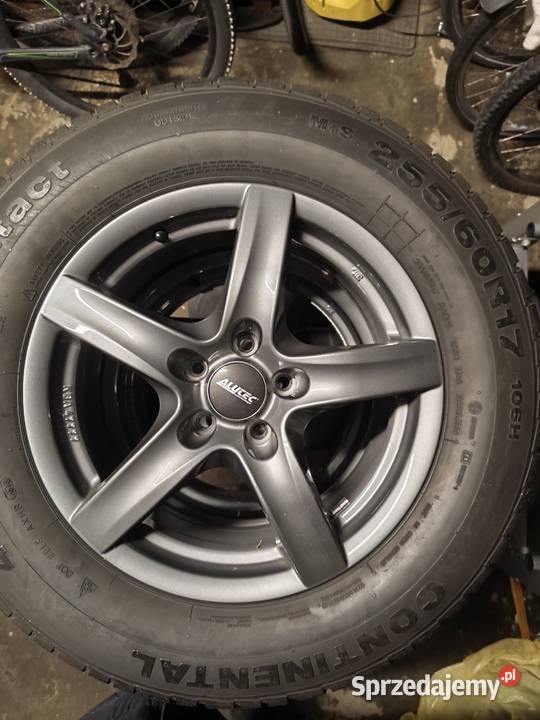 Alufelgi 17 Alutec z oponami Continental podlaskie Augustów