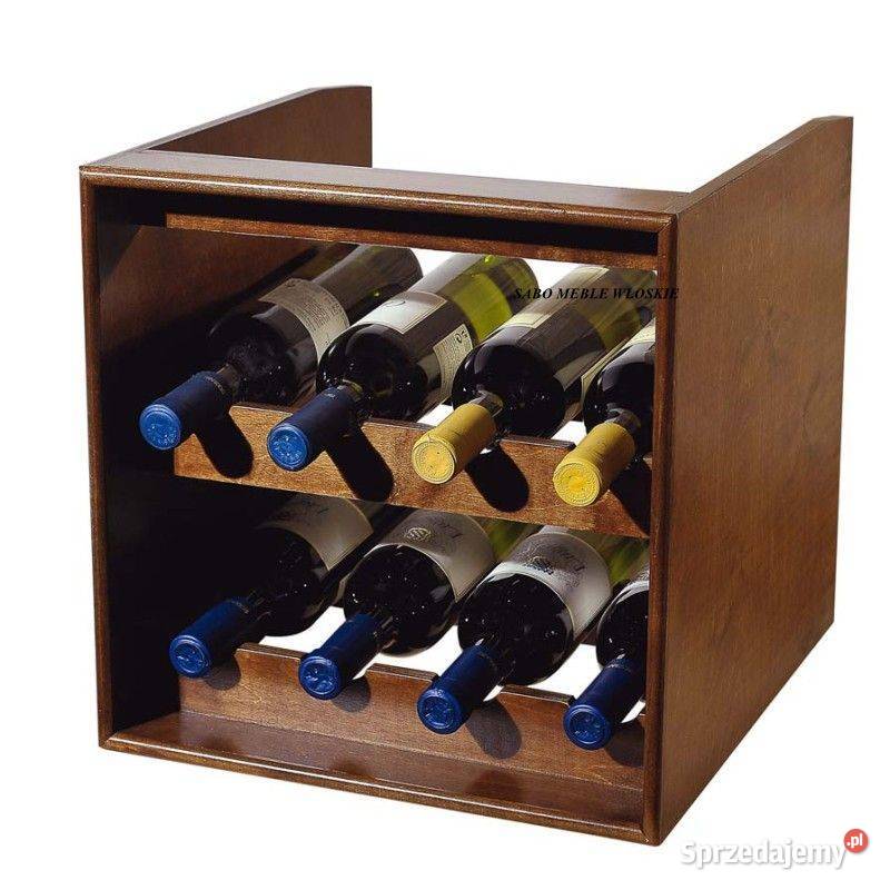 Klasyczna komoda na wino Sempli 117C orzechowa sprzedam