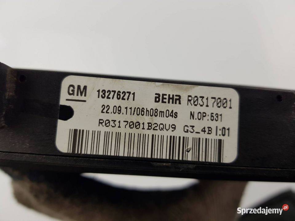 NAGRZEWNICA 13276271 CHEVROLET ORLANDO Pozostałe Lipno sprzedam