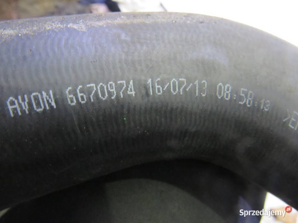 WĄŻ PRZEWÓD INTERCOOLERA CAPTUR 09 TCE 6670974 osobowe